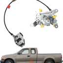 TQPONLY Left Rear Door Latch, Compatible with 1997-2004 Ford F250 F150 Extended Cab Lower Driver Side Replaces 6L3Z-18264A01-C