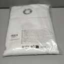 XWZO White Faux Linen Sheer Curtains, Light Filtering, Airy & Breathable Voile Window Curtains with Tiebacks for Kids Room, Farmhouse, Kitchen, 42 x 45 Inches Length, Set of 2 Panels