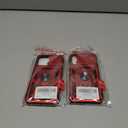 2 x Hitaoyou iPhone 13 pro Case, iPhone 13 pro Case with Camera Cover & Kickstand Military Grade Shockproof Heavy Duty Protective with Magnetic Car Mount Holder Cases for iPhone 13 pro (S012-red)