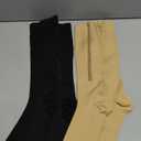 Athbavib 2 Pairs Zipper Compression Socks, 15-20 mmHg Closed Toe Compression Stocking with Zipper for Women and Men (Large-x-Large)