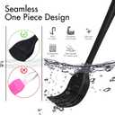 HOTEC 600 Heat Resistasnt Basting Brushes, BPA Free Silicone Pastry Brush, Spread Oil Butter Sauce Marinades for BBQ Grill Barbecue Baking Kitchen Cooking Dishwasher Safe (Black 2)