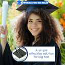 GIURKUU Graduation Cap Headband, Firm Anti-fall HairBand for Graduation Hat, Hat Accessories for Graduates, Students, Women (Grad Cap Not Included)