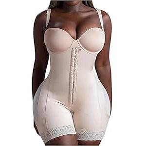 Snatched Body Stage 2 Faja with Bra | BBL Body Faja Post-Op & Everyday Shapewear | Fajas Colombianas Moldeadoras Post Surgery (Medium)