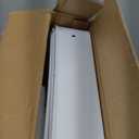 EAGMAK 3 Tier Utility Rolling Cart, Metal Storage Cart with Handle and Lockable Wheels, Multifunctional Storage Organizer Trolley with Mesh Baskets for Kitchen, Living Room, Office, Garage (White) (Normal)