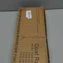 Haddockway Wooden Coat Rack Stand with 8 Hooks New Zealand Pine 3 Adjustable Coat Standing Tree Easy Assembly for Coats, Hats, Scarves and Handbags for Entryway, Hallway, Bedroom, Office (1 PC, Brown)