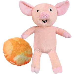 Generic 13.8 Inch Plush Pink Pig Toy - If You Give a Pig a Pancake - Suitable for Children and Students - Book Character Plush, Christmas Surprise Gift