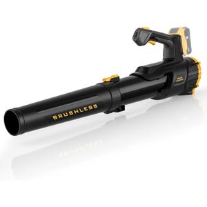 Brushless Cordless Leaf Blower for Dewalt 20V Battery 500CFM Electric Leaf Blower, 150-MPH, Brushless Motor, Built-in Protection Device, Variable Speed, Turbo Mode, for Lawn Care, Yard (Black)