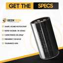 Seentech 233-280 uf/MFD 110-125 VAC 20% CD60 Round Motor Start Capacitor 50/60 Hz AC Electric Universal Fit for Run or Fan Start and Cool or Heat Pump Air Conditioner