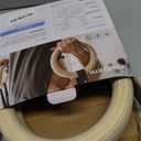 PACEARTH Gymnastics Rings Wooden Olympic Rings 1500/1000lbs with Adjustable Cam Buckle 14.76ft/9ft Long Straps with Scale Non-Slip Gym Rings for Home Gym Full Body Workout