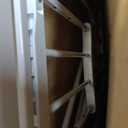 FURTIME 29"-41" Baby Gate with Cat Door Adjustable, Auto Close Dog Gate for Stairs,Doorways and House, Metal Pet Door Pressure Mounted,Easy Install, Effortless Walk Thru, White