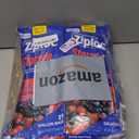 Ziploc Gallon Food Storage Bags, Stand-Up Bottom, Easy to Fill, 162 Count
