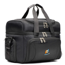 MOJECTO Large Cooler Bag. Two Insulated Compartment, Heavy Duty Fabric, Thick Insulation, 2 Heat Sealed Soft Peva Liner, Many Pockets, Strong Double Zipper, Padded Straps. for Men Women