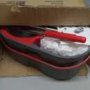 SimpliMagic 79349 Spin Mop Cleaning System with 3 Microfiber Mop Heads, Red/GRAY,Red/Black