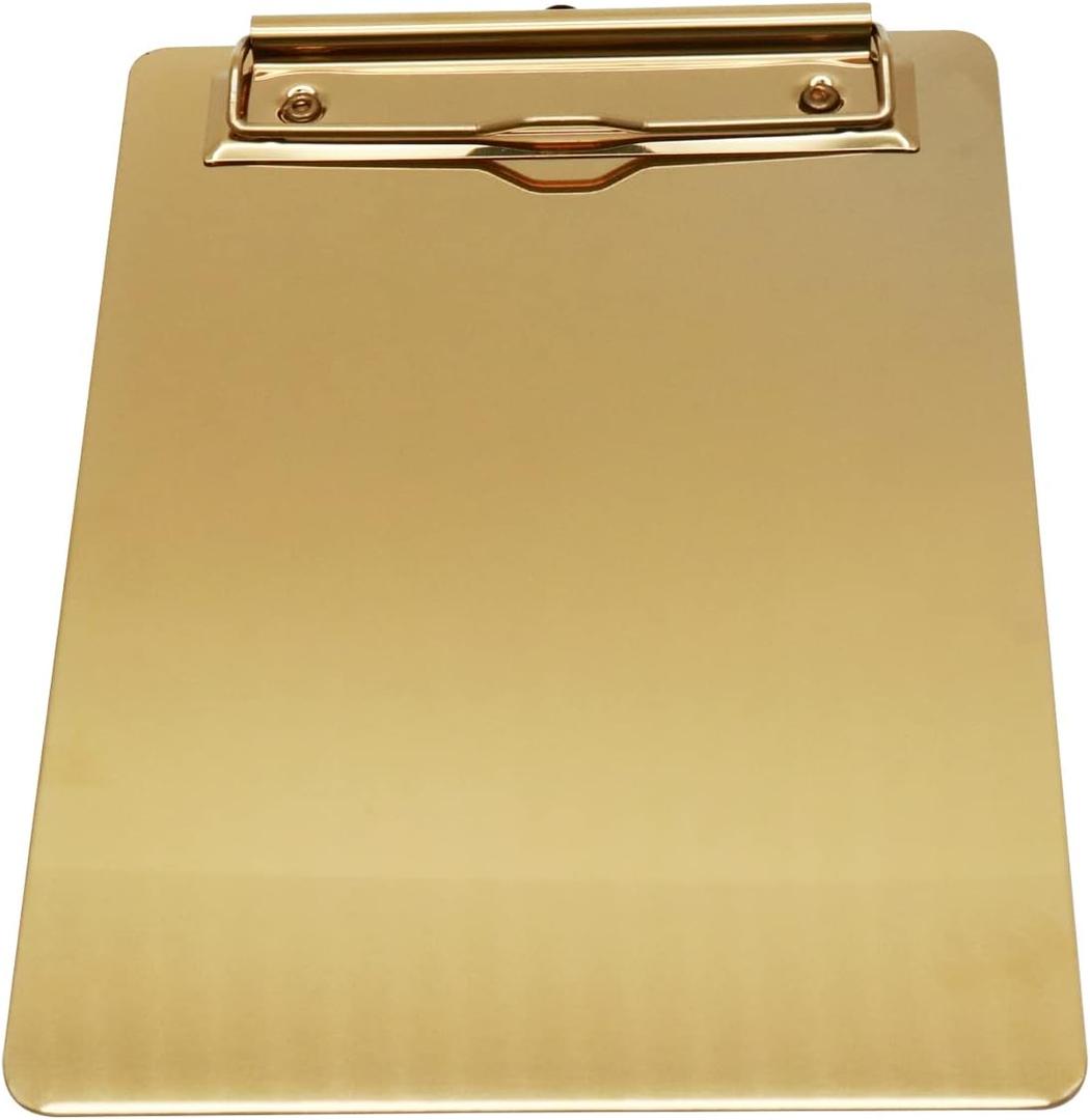 8.27x5.9 inch Stainless Steel Metal Clipboard,Paper Clipboard for Home, Office, Hospital, Business