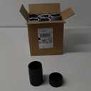 12Pcs 100ml Black Kraft Paperboard Tubes with Lids, Empty Round Cardboard Jars, Essential Oil Packaging Bottle, Kraft Paper Containers for Pencils, Tea, Coffee Cosmetic, DIY Crafts, Gift Packaging