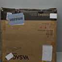 VASAGLE Side Table, 2-Tier Round End Table, Nightstand with Steel Frame for Small Spaces, Living Room, Bedroom, Honey Brown and Ink Black