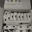 Hexagon LED Lights 8 Pack, Smart RGB Wall Decor with APP/Voice Control, Music Sync, DIY Modular Honeycomb Lights for Gaming Room, Bedroom, Home Theater Wall Decor