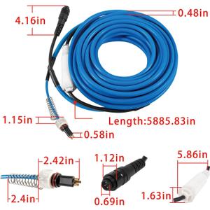 Replacement Parts Cord Fit for Maytronics Dolphin Robotic Pool Cleaner