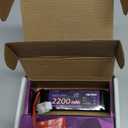 EMEPOVGY 11.1V Lipo Battery Pack 3S 2200mAh 50C with T Plug for FPV Drone Quadcopter RC Airplane Aircraft(2 Packs)