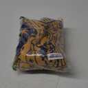 Bohemian Woven Cotton Throw Blanket - Reversible Sofa Cover for Couch, Bed, or Chair, Astrology Decor (Yellow, 71x51)