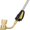 QWORK Torch Tips, Swirl, Compatible with MAP-Pro/LP Gas, Self Lighting, Gas Self Ignition Torch Regulator Brazing Soldering Welding Plumbing Gun