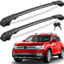 KINGGERI 300lb Roof Rack Cross Bars for Volkswagen VW Atlas 2017-2026
with Raised Side Rails(Not For Atlas Cross Sport), Lockble Heavy Duty Anti-Theft Aluminum Roof Rails Crossbars Rooftop