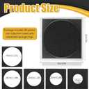 100 Pcs Acrylic Coin Collection Cases with 5 Sizes Adjustable Black Gaskets, 20mm-40mm Coin Capsules Coin Snap Holders Silver Dollar Protection Cases for Coin Collection Supplies
