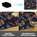Gaming Rug for Room,5'x7' Cool Gamer Rugs with Non-Slip Backing,Game Room Carpet for Bedroom and Livingroom Decor