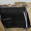 Metal Fence Posts Heavy Duty U-Post Stakes for Wire Fencing, 5 FT Black
