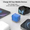 USB C Charger Block 20W for iPhone 16/16 Pro/16 Pro Max/16 Plus/16e 15/15 Plus/15 Pro/15 Pro Max/14/14 Pro/14 Pro Max/13/13 Mini/13 Pro/13 Pro Max, PD 3.0 Compact Fast Charging, No Cord/Blue