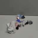 Hibbent Curved Pull Down Kitchen Faucet Head Replacement, 3-Function Kitchen Sink Spray Nozzle with 14 Adapters, Anti-Splash, Compatible with Kohler Bent Faucets, Brushed Nickel