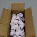 QWORK 3 Way 1/2" Tee PVC Fitting Elbow,12Pack PVC Fitting Connector,Furniture Grade, for Building Furniture and PVC Structures, White