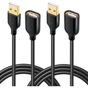 USB Extension Cable A Male/ A Female Extends The Length Of Any USB Cable For All Brands 10ft 3m