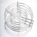 3Pcs Steam Rack,Alele 5.5inch Stainless Steel Tall Trivets for Electric Pressure Cooker