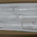 Homjoy 36 PCS White Pillar Candles with Glass Candle Holders Clear Hurricane Candle Holders Glass Cylinder Vases for Centerpieces Wedding Party, Event, Home Office (18 Candles+18 Candle Hoders)