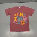 KEKEMI Birthday Shirt for Toddler Girl IM Two Cute Birthday Girl T-Shirt 2T B-Day Party Outfit Short Sleeve Tee Tops Clothes