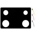 bezoku Stove Cover For Whirlpool Gas Stove Protectors 4 Burners Model WFG320M0BS WFG320M0BB WFG320M0BW WFG320M0MW WFG320M0MS, Upgraded 0.5MM Reusable Splatter Guard Stove Protector Liner