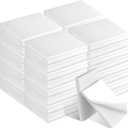 Zonon 64 Pieces Door Corner Seal Weatherstripping Exterior Door Frame Seal Draft Stopper Adhesive Corner Pads for Weather Stripping and Draft Protection (White)