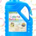 Zerhunt Bubble Solution Refill 33.8 OZ: Concentrate for Bubble Machine, Giant Bubble Wand, Birthday Party Favors (Blue)