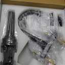 Bathroom Faucets, Centerset Lavatory Sink Faucet with 2 Handle, 3 Hole, Overflow Pop Up Drain & 4 Inch 360 Swivel Spout, F-4501-NB (Oil Rubbed Bronze)