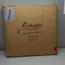 Metal Garden Fence 28in (H) x 18.7ft (L), 8 Panels + 9 Stakes Dog Fence Border Fence Animal Barrier, No Dig Garden Fencing for Yard Flower Bed Lawn Patio Outdoor, CTW2829 Black