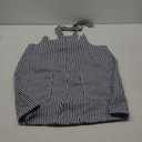 Yousify Womens Casual Denim Dress Fall Striped Overalls Romper Adjustable Straps Sleeveless Jean Dresses with Pockets (Small, Navy Blue)