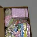 8PCS Easter Tiered Tray Decor, Spring Home Decor Set for Table,Wood with Bunny, Gnome, Truck, Happy Easter Sign & Accessories, Farmhouse Fireplace Mantle Decor, Home Kitchen Decorations Easter Gift Idea (Pink, White, Pastel Multi-color, Gray, Green, Blue, Yellow)