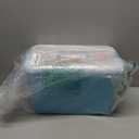 701 Pcs Math Learning Linking Cube with Storage Container Counting Cubes Plastic Colorful Counting Blocks Math Manipulatives Classroom Learning Supplies for Home School Educational(Blue)