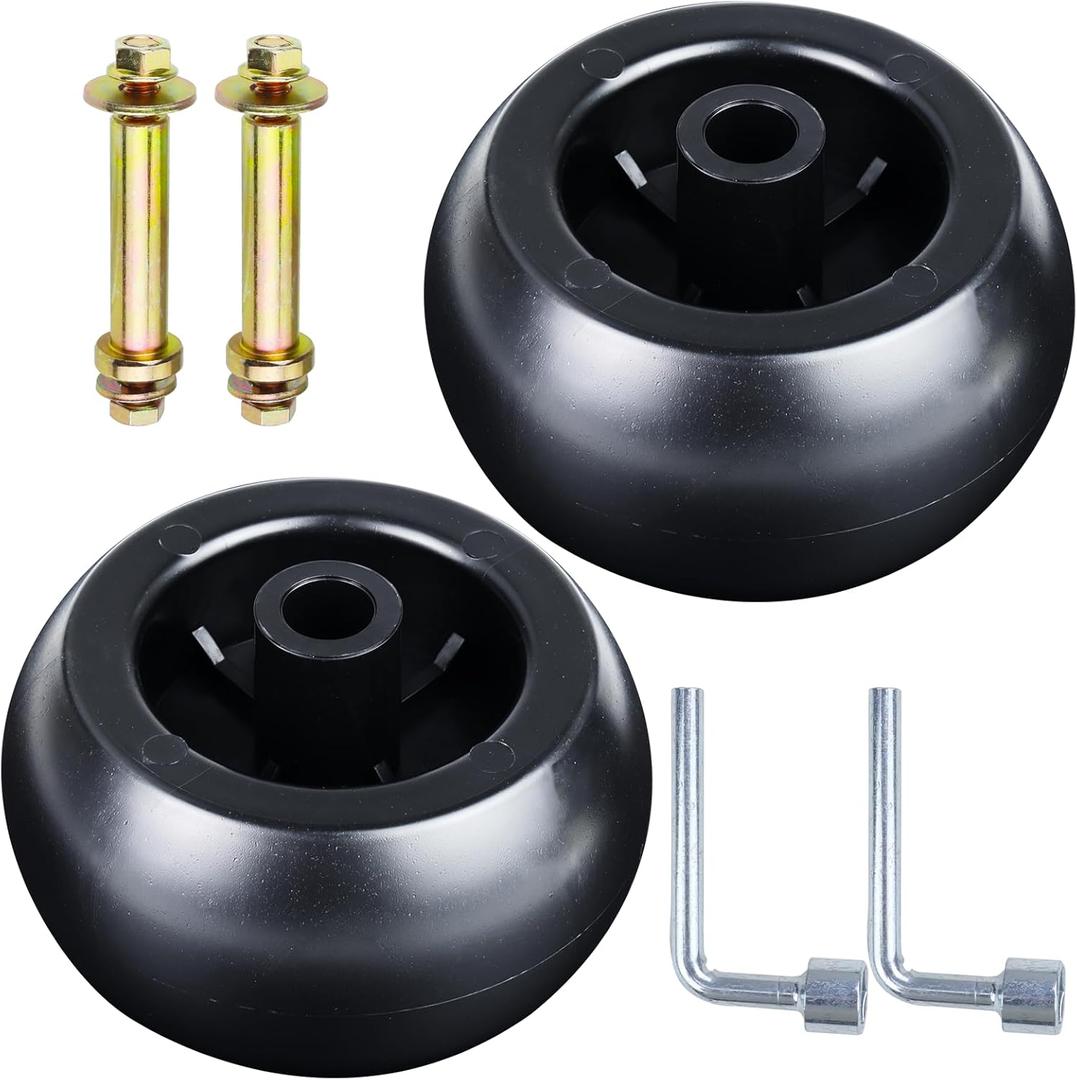 LAWNEAGLE 2 Pack 1-603299 Anti Scalp Roller Kit Replaces eXmark 1-603299 Anti-Scalp Roller, Toro 1-603299, 1 603299, Toro 68-2730, 116-9981, 103-4051, 103-3168, 103-5364, 103-7263, 109-2098, 103-7363