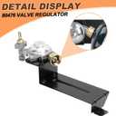 80476 Grill Valve & Regulator and 69956 Grill Burner Tube Kits Replacement Parts for Weber Q200 Q220 Series Gas Grill, Grill Parts for Weber 396000 396001 394001 396002 567798 566001 566002 566801