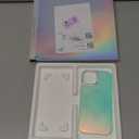 LONLI Hue - Magnetic Case for iPhone 15 - [Compatible with Magsafe] - [360 Shock-Absorbent Bumper] - [Cute and Unique Phone Cover for Girls and Women] - Fluorescent Holographic Iridescent