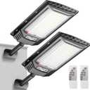Solar Lights Outdoor Waterproof, 3000LM Solar Powered LED Flood Light with Motion Sensor, Dusk to Dawn Outdoor Security Lighting for Yard, Barn, Street