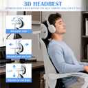 Ergonomic Office Chair with footrest, 90-160° Recline Computer Desk Chair