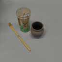 Ivory Gray Matcha Whisk Set with Pouring Spout – Japanese Matcha Kit with Handcrafted Ceramic Bowl, Bamboo Whisk, Scoop, and Holder for Authentic Tea Ceremony